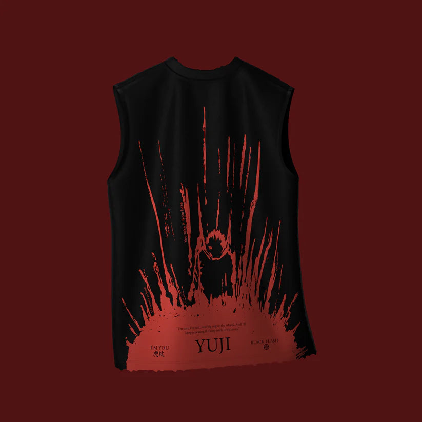 Black Flash – Yuji Sleeveless Tee