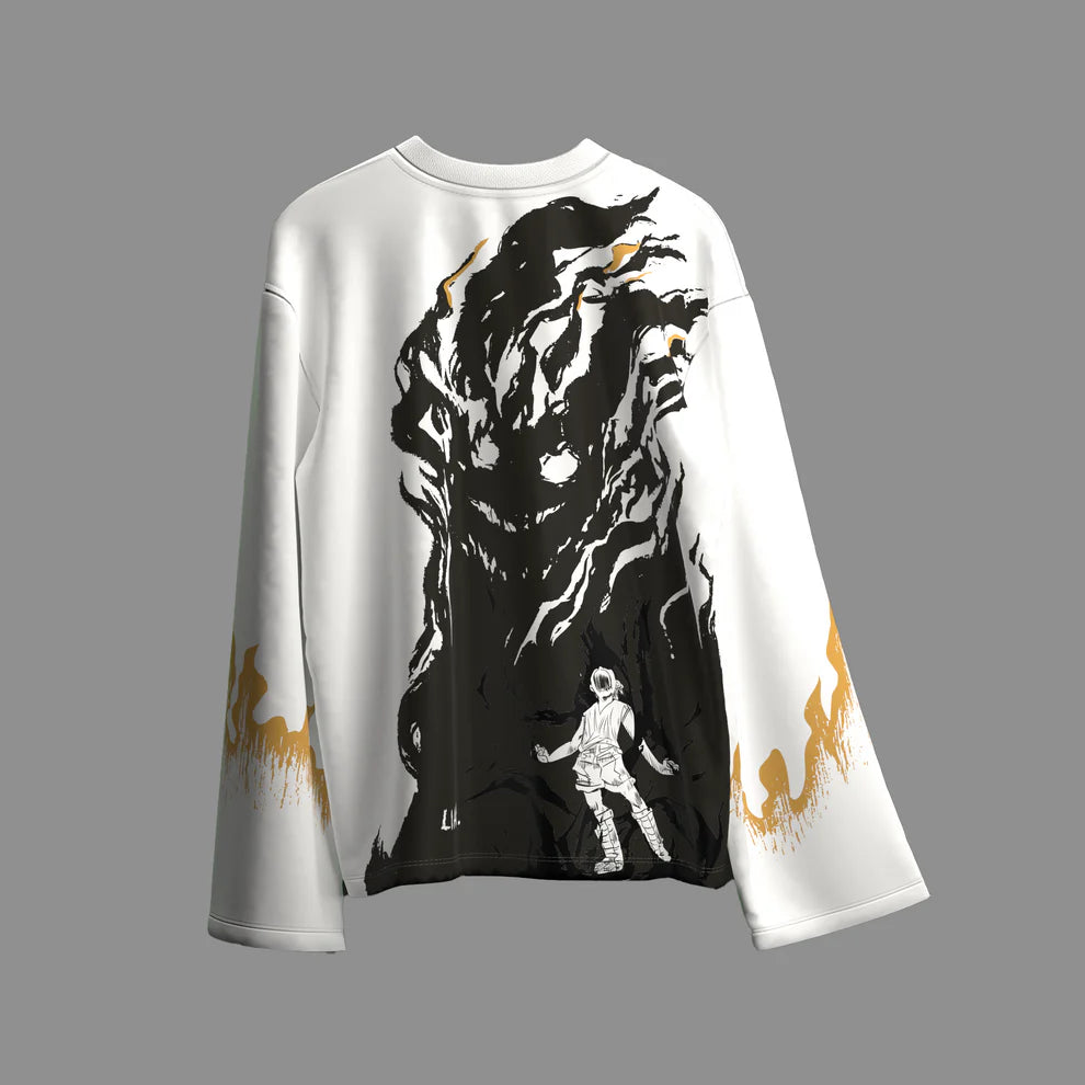 Gon Rage Cropped waffle Tee