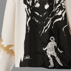 Gon Rage Cropped waffle Tee